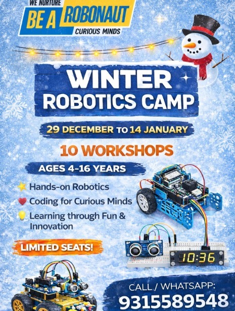 Be a Robonaut-Winter Robotics Camp