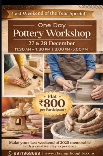 Claying Thoughts Pottery Studio-Special Pottery Workshop