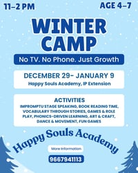 Happy Souls Academy-Winter Camp 2026