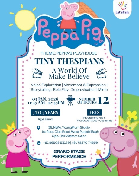 Lets Talk-Peppa Pig Theatre Program