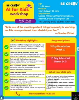 The Learning Brush-AI for Kids Workshop