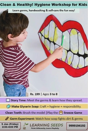 Learning Seeds-Hygiene Workshop for Kids