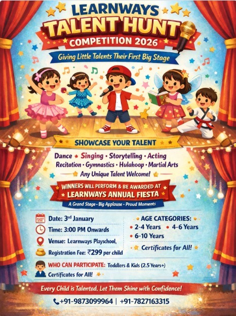 Learn Ways Play School-Talent Hunt Competition 2026