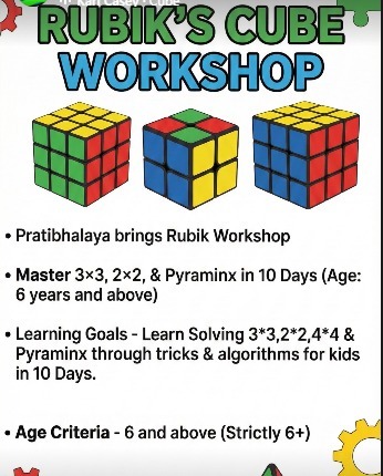 Pratibhalaya-Rubiks Cube Workshop