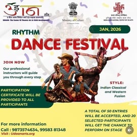UDAAN-theatre art and child development-Dance Festival 2026