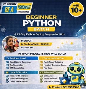 Be a Robonaut-Python programming course
