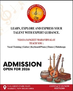 Vijaya sangeet mahavidyalaya-Admissions Open 2026