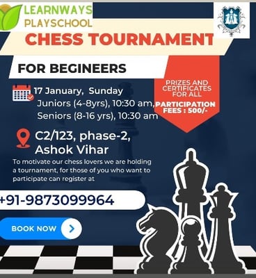 Learn Ways Play School-Chess Tournament for Beginners