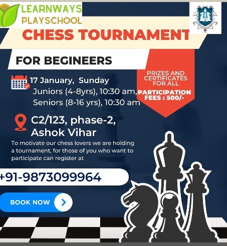 Learn Ways Play School-Chess Tournament for Beginners