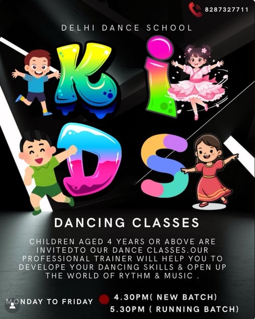 Delhi dance school-Dance Classes for Kids
