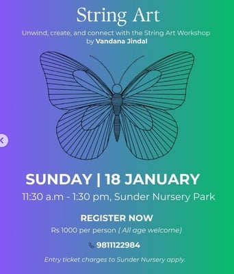 Sunder Nursery Park-String Art Workshop