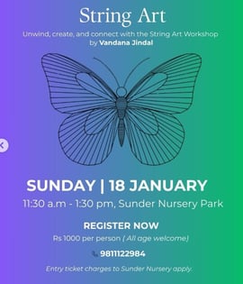 Sunder Nursery Park-String Art Workshop