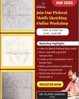 Catterfly Art and Culture-Pichwai Motifs Sketching Workshop