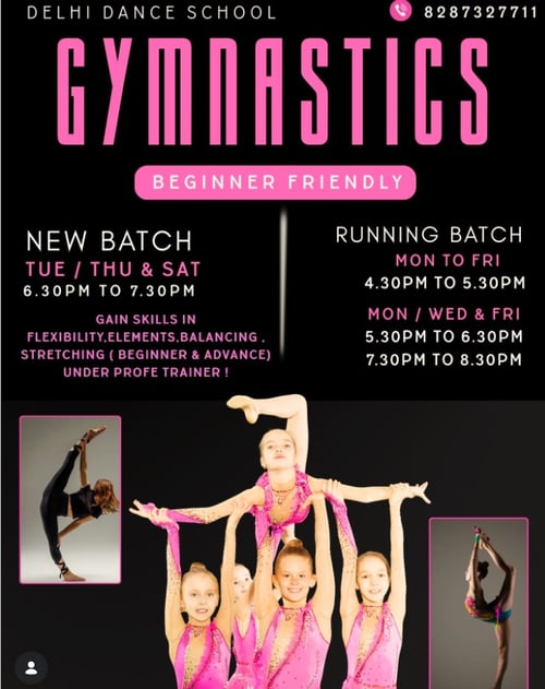 Delhi dance school-Gymnastics Program