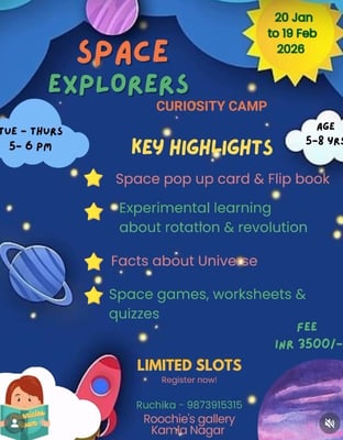 Chronicles Room-Space Explorers Program Curiosity Camp