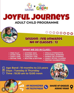 House of Giggles-Joyful Journeys Adult Child Program