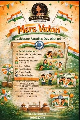 The Bright Bambini-Republic Day celebration