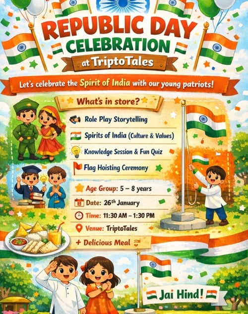 Triptotales Storytelling Centre-Republic Day Celebration