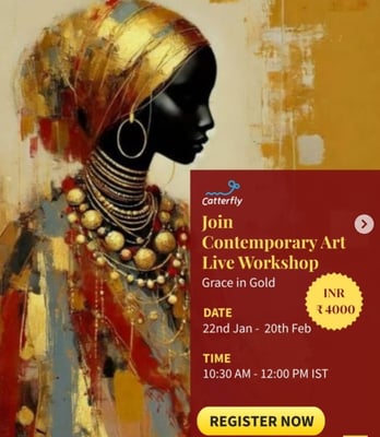Catterfly Art and Culture-Catterfly Contemporary Art Live Workshop