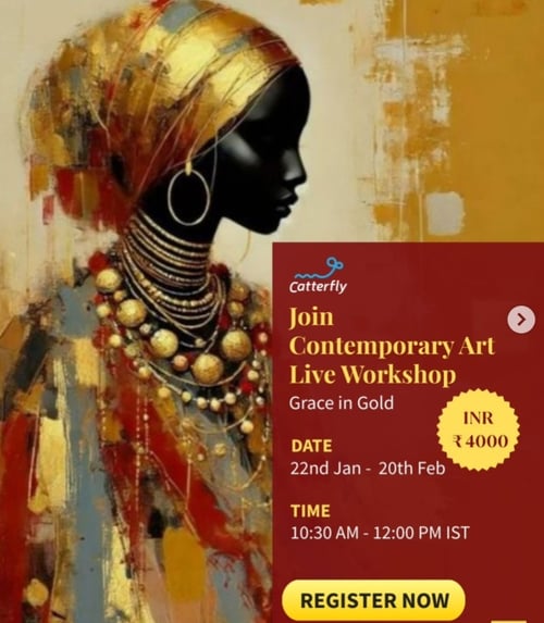Catterfly Art and Culture-Catterfly Contemporary Art Live Workshop