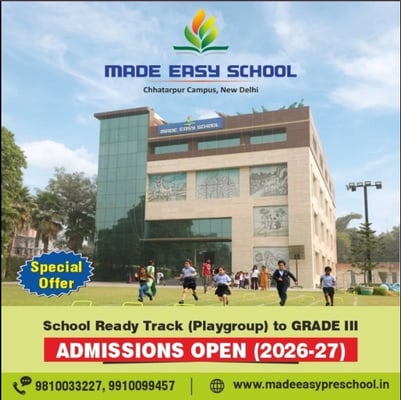 Made Easy school-Admissions Open 2026-27