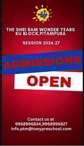 The Shri Ram Wonder Years-Admissions Open 2026-27 (Pitampura)