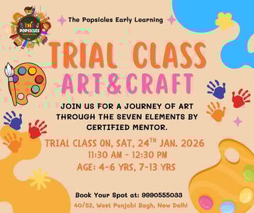 The Popsicles Early Learning Centre-Art and Craft Trial Class