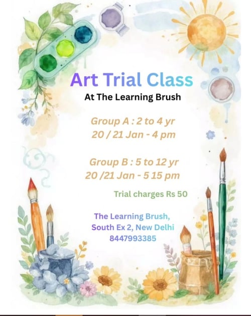 The Learning Brush-Art Trial Class