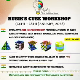 Sparkling minds-Rubiks Cube Workshop