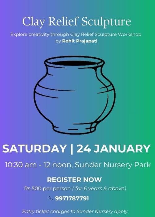 Sunder Nursery Park-Clay Sculpture Workshop
