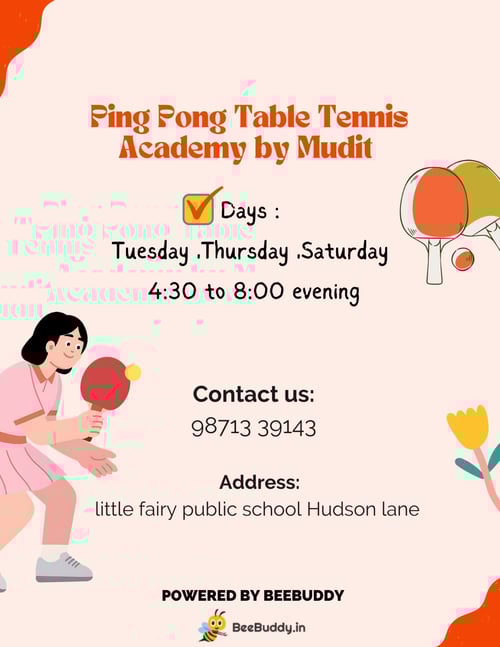 Ping pong Academy by mudit-Table Tennis Class