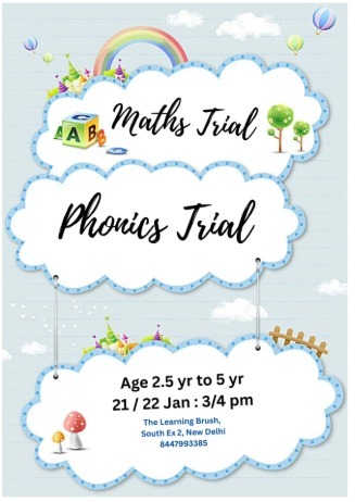 The Learning Brush-Maths and Phonics Trial sessions