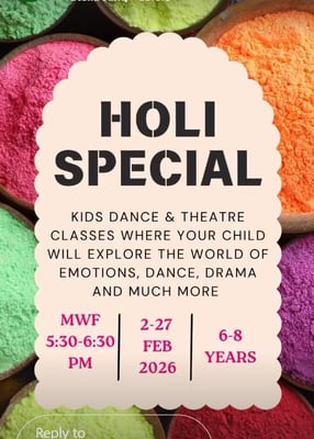 Nitco School of Music and Dance-Holi Special Dance and Theatre Classes