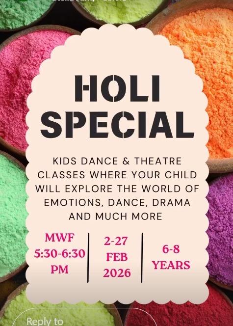 Nitco School of Music and Dance-Holi Special Dance and Theatre Classes