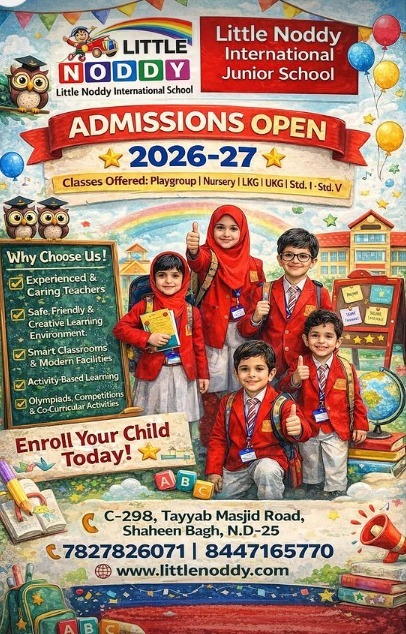 Little Noddy International Play School-Admissions Open 2026-27