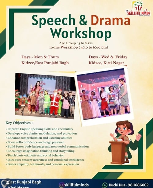 Skillful minds-Speech and Drama Workshop for Kids