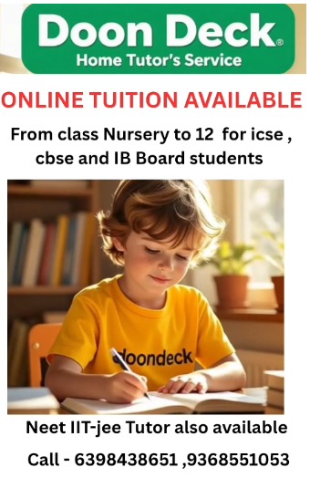 Doondeck Home Tutors-Nursery to Class 10 Tuition classes