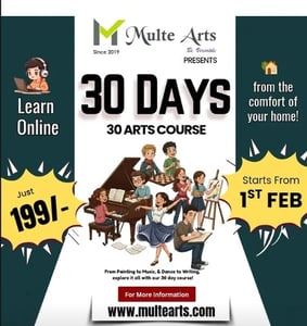MulteArts-30 Days 30 Art Courses