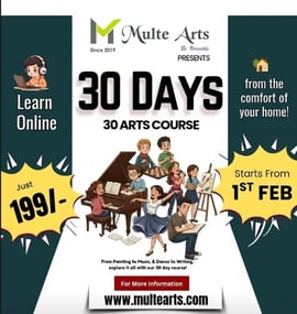 MulteArts-30 Days 30 Art Courses