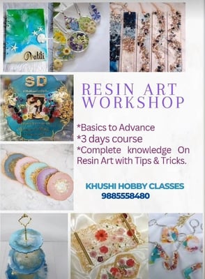 Khushi Hobby Classes-Resin Art Workshop