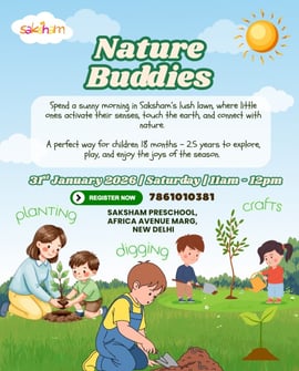 Saksham Pre-school-Sensory Outdoor Workshop