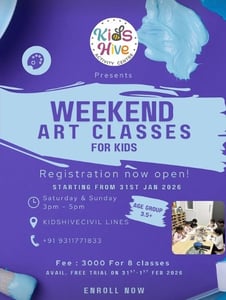 Kids Hive-Weekend Art Classes