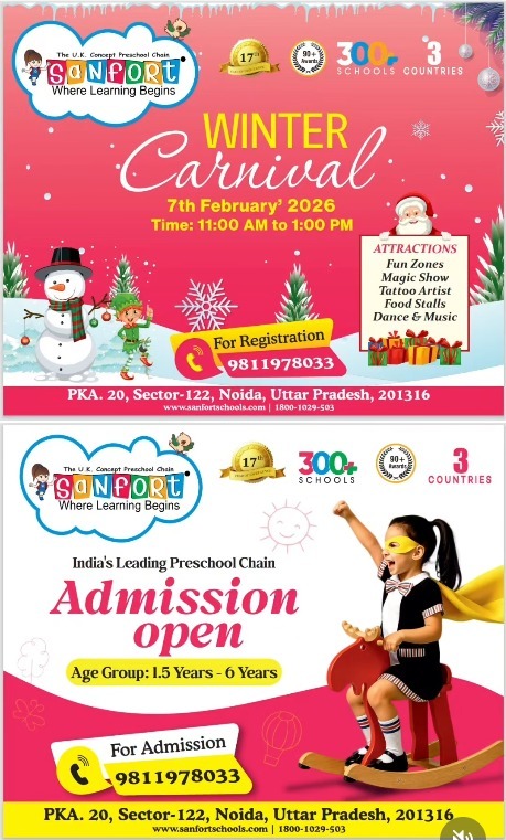 Sanfort Play School-Winter Carnival 2026