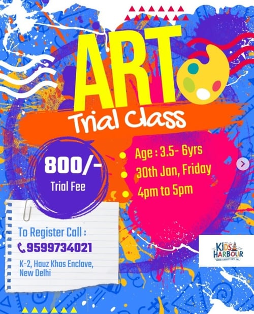 Kids Harbour-Art Trial Class