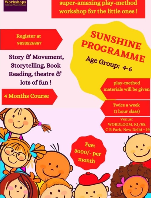 Wordloon Workshops-Sunshine Programme