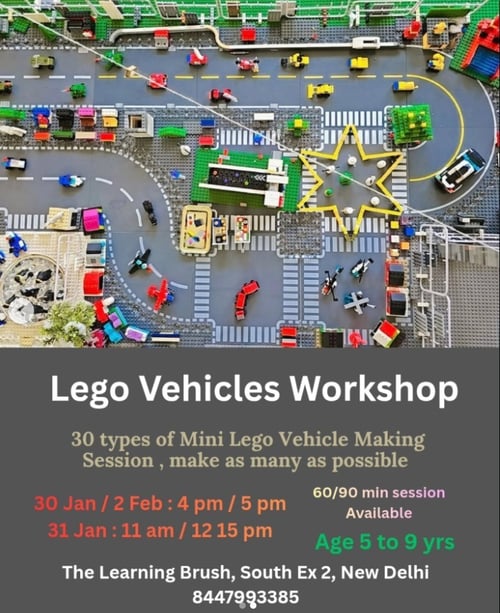 The Learning Brush-Lego Vehicles Workshop