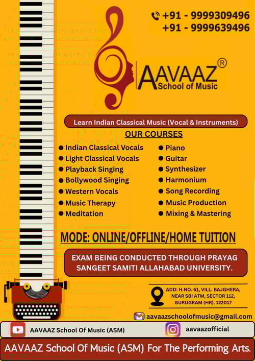 AAVAAZ School Of Music-Indian Classical and Western music