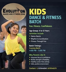 Evolution dance and fitness zone-Kids Dance and Fitness Batch
