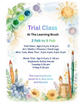 The Learning Brush-Activities Trial Classes