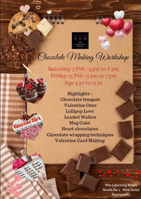 The Learning Brush-Chocolate Making Kids Workshop